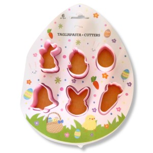 Marcipán/Fondant Húsvéti Kiszúró 6 részes 1 db